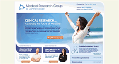 Desktop Screenshot of clinicaltrialscfl.com